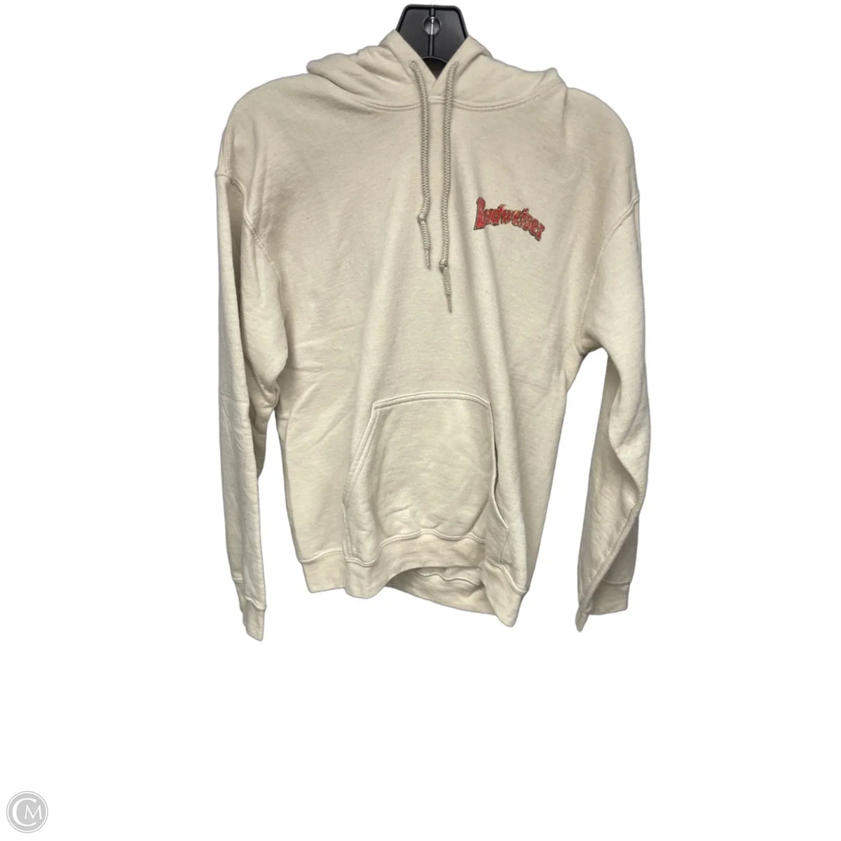 Sweatshirt Hoodie By Clothes Mentor In Tan, Size: S