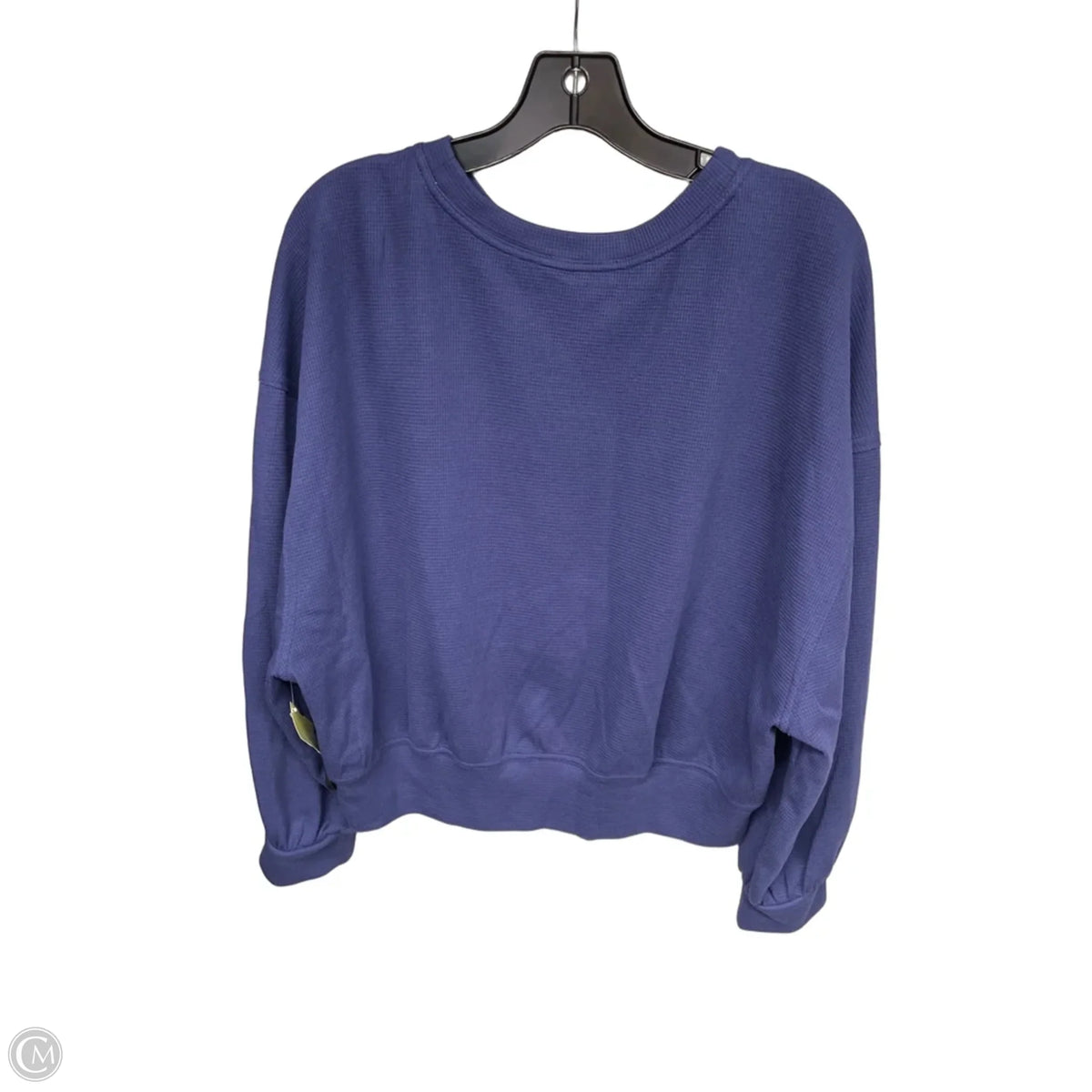 Top Long Sleeve By Double Zero In Blue, Size: L