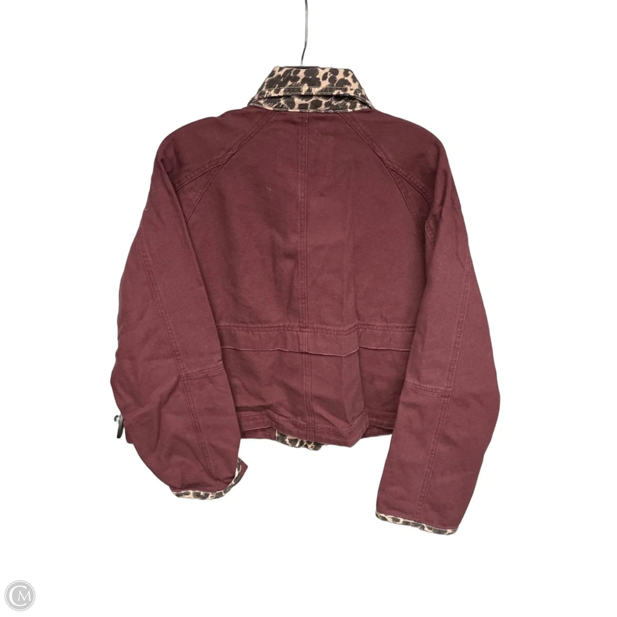 Jacket Denim By Pilcro In Maroon, Size: M