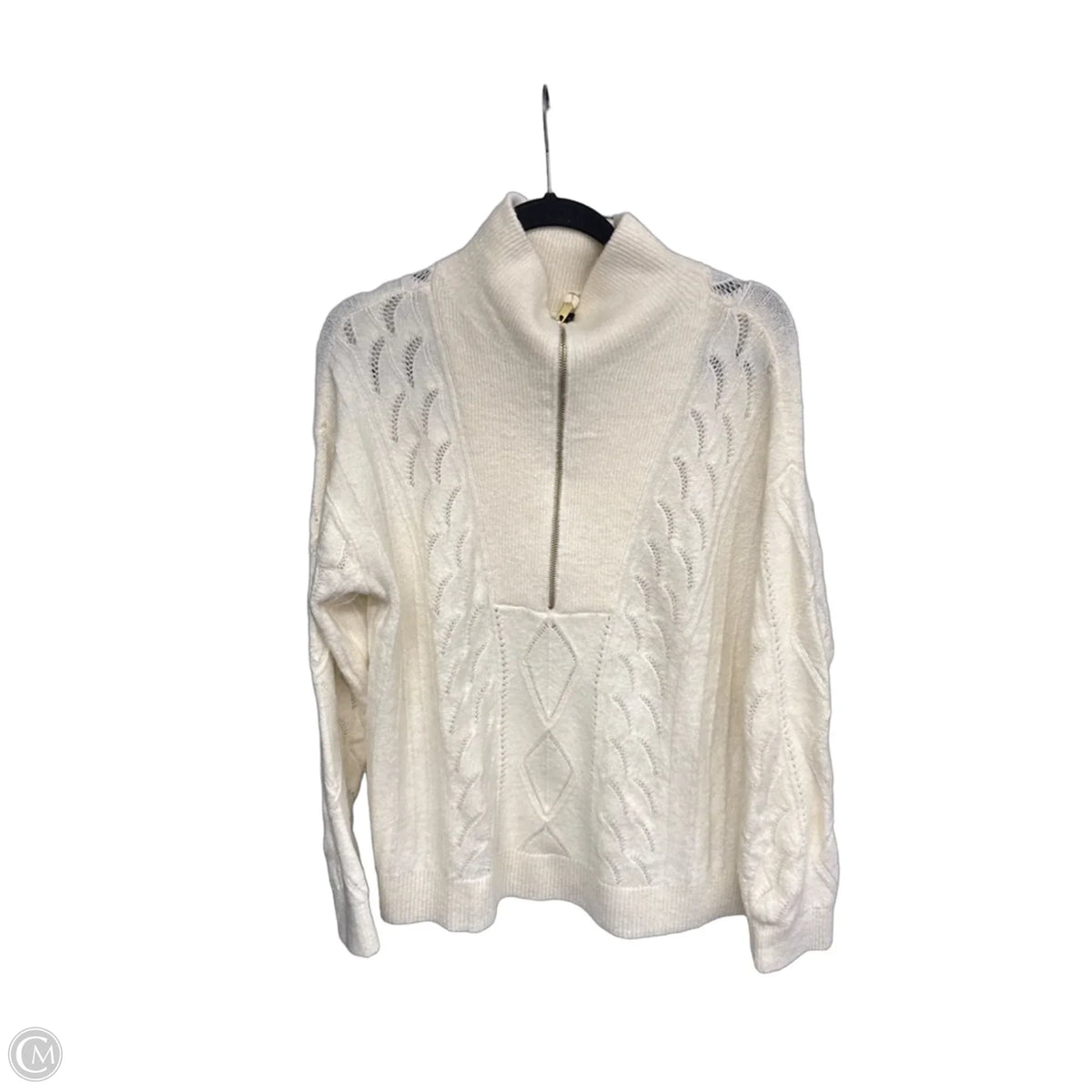 Sweater By Talbots In Cream, Size: M