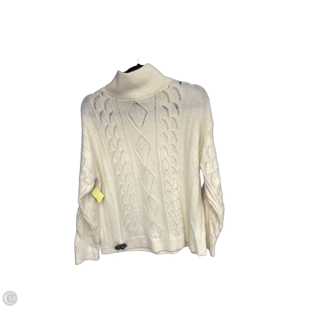 Sweater By Talbots In Cream, Size: M