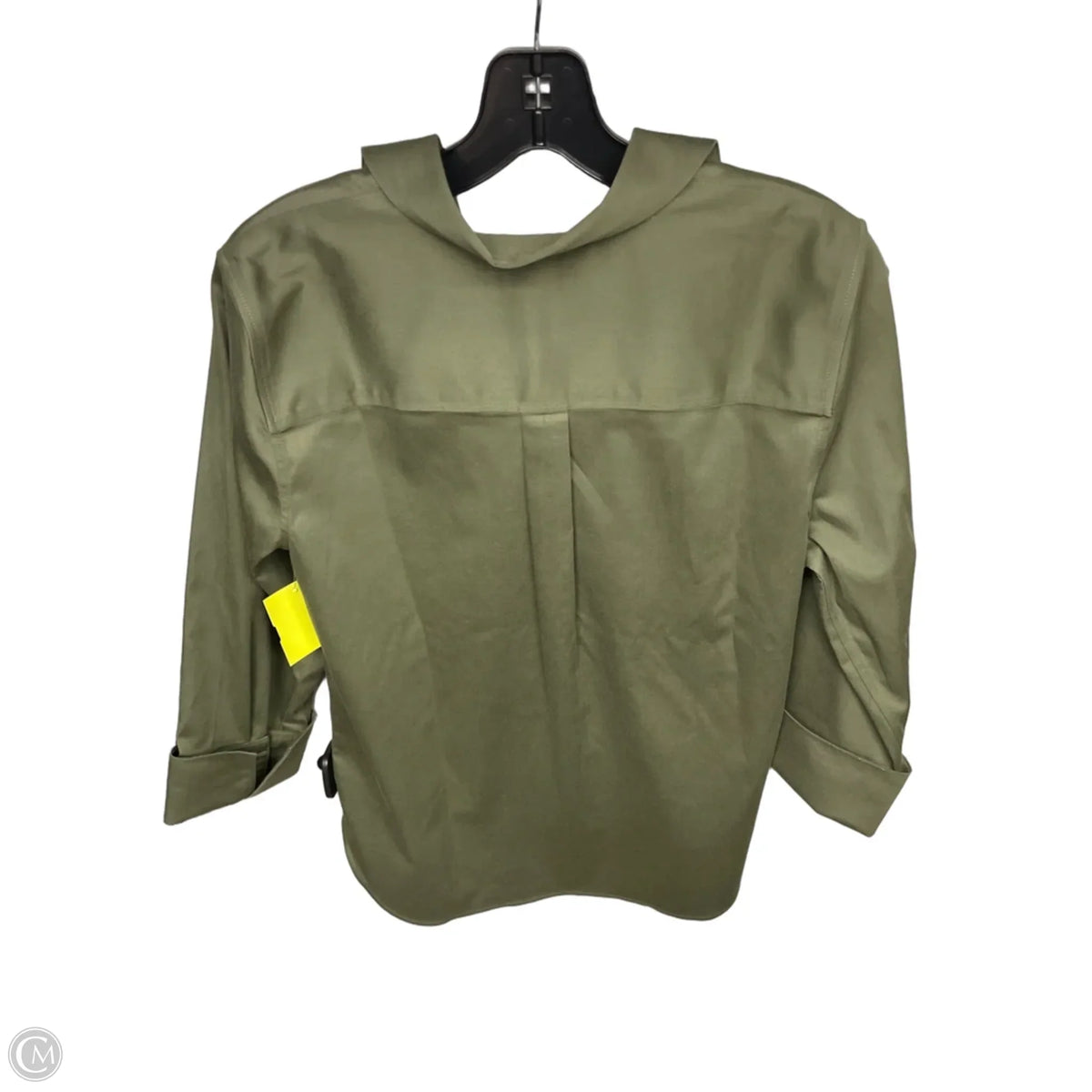 Blouse 3/4 Sleeve By Chicos In Green, Size: 0