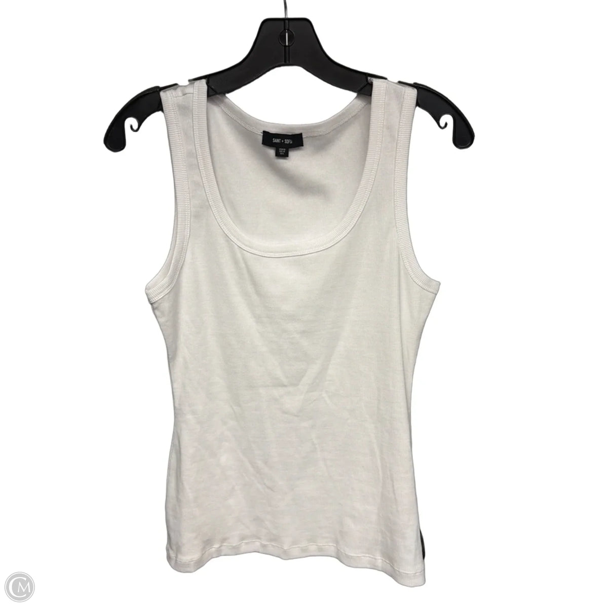 Tank Top By Cmb In White, Size: L