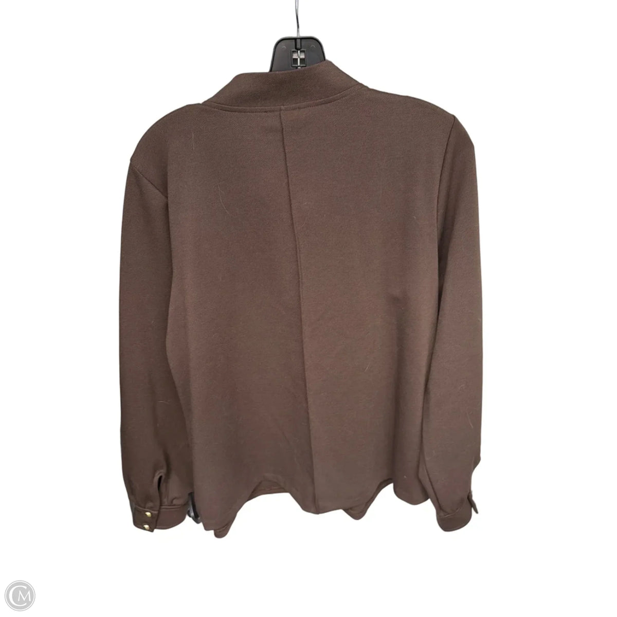 Top Long Sleeve By Talbots In Brown, Size: M