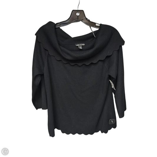 Sweater By Cable And Gauge In Black, Size: Xl