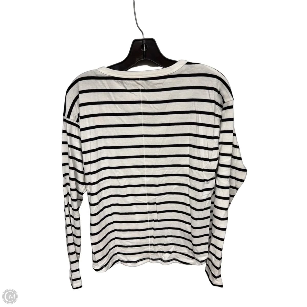 Top Long Sleeve By Gap In Striped Pattern, Size: S