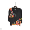 Top 3/4 Sleeve By Chicos In Black, Size: L