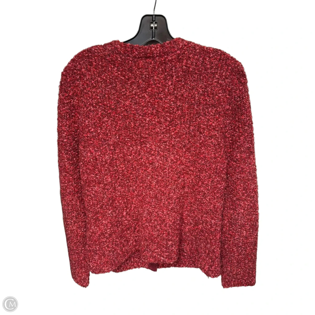 Sweater Cardigan By Talbots In Red, Size: M
