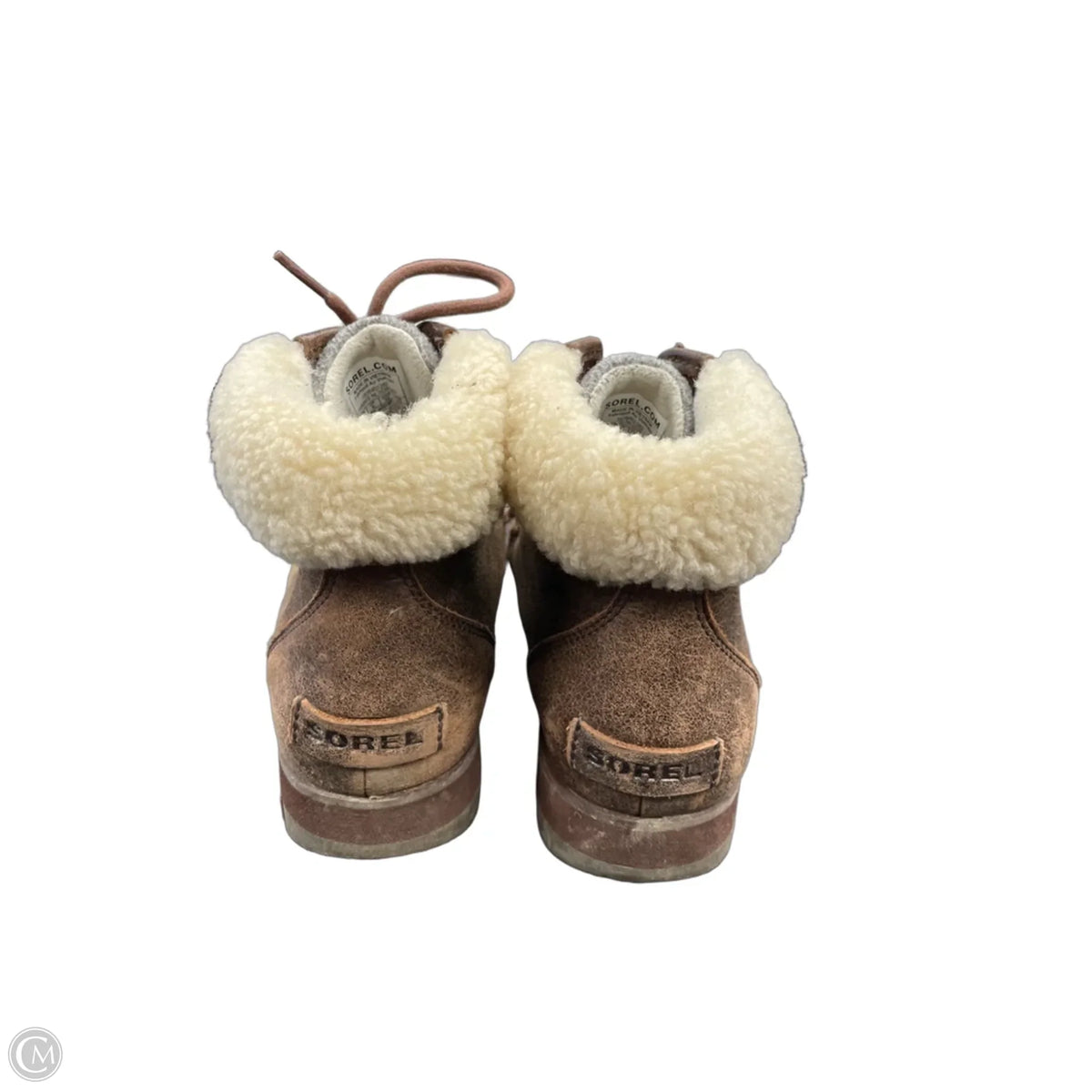 Boots Leather By Sorel In Brown, Size: 8