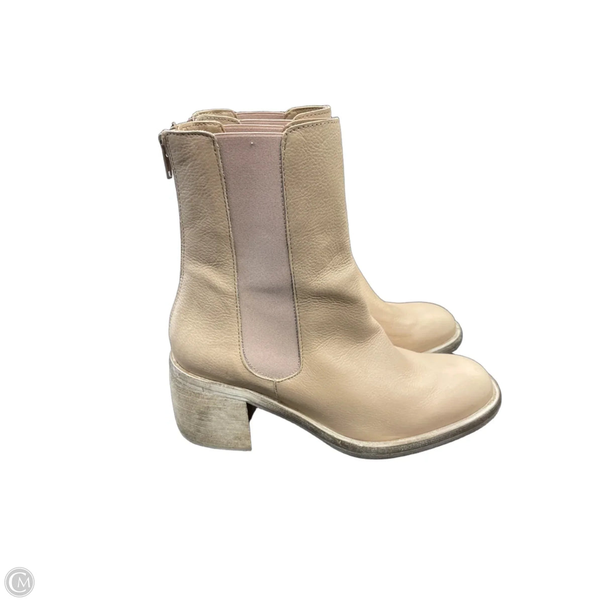 Boots Leather By Free People In Peach, Size: 8.5