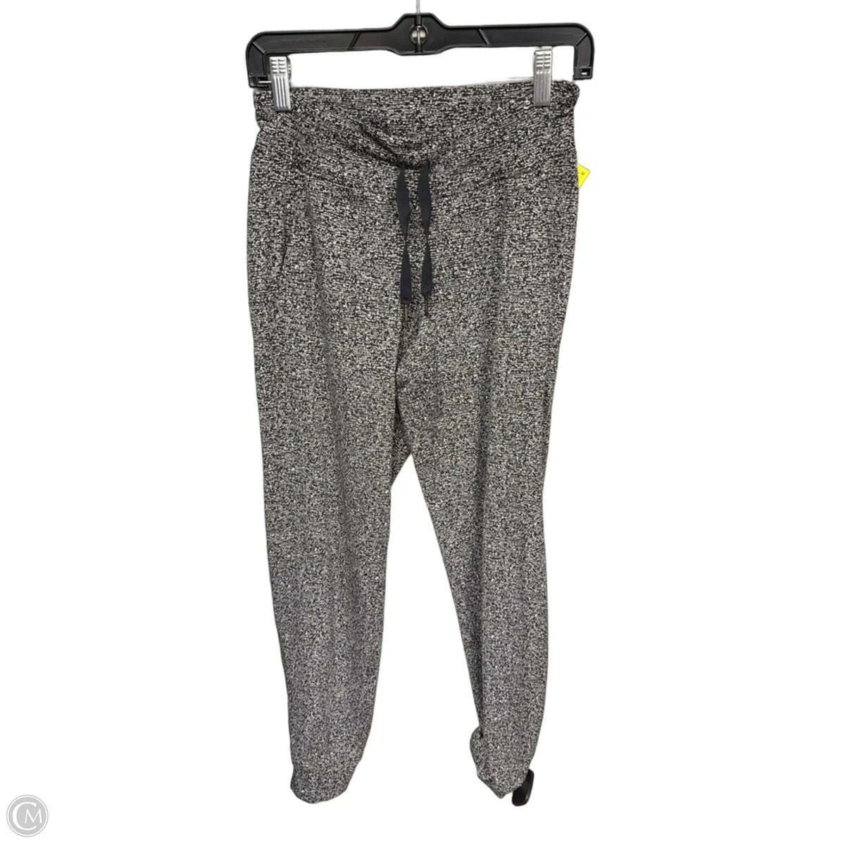 Athletic Pants By Lululemon In Black & White, Size: 4