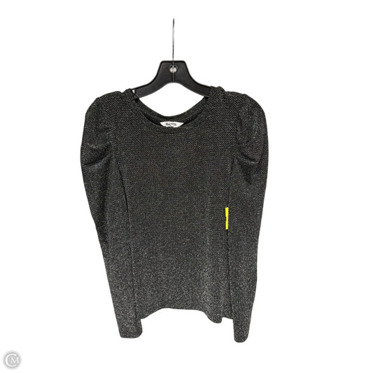 Top Long Sleeve By Bb Dakota In Silver, Size: M