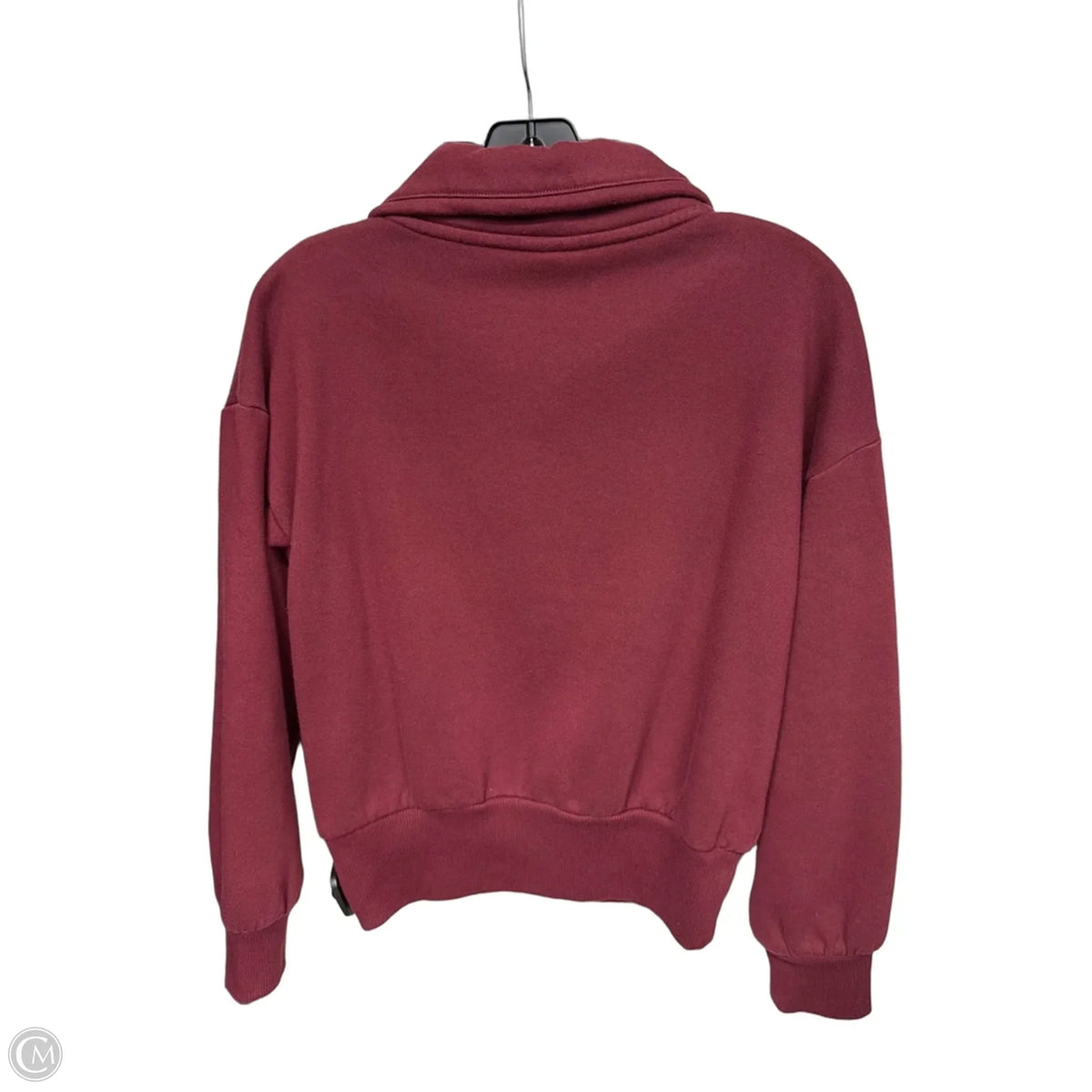 Sweatshirt Collar By A New Day In Maroon, Size: S