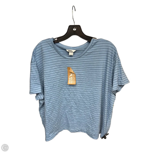 Top Short Sleeve By Eddie Bauer In Blue, Size: Xl