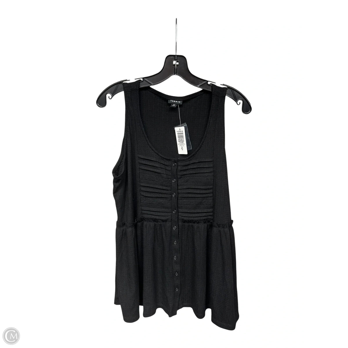 Top Sleeveless By Torrid In Black, Size: L
