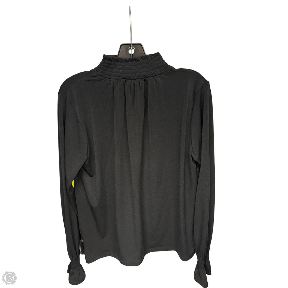 Top Long Sleeve By Banana Republic In Black, Size: M