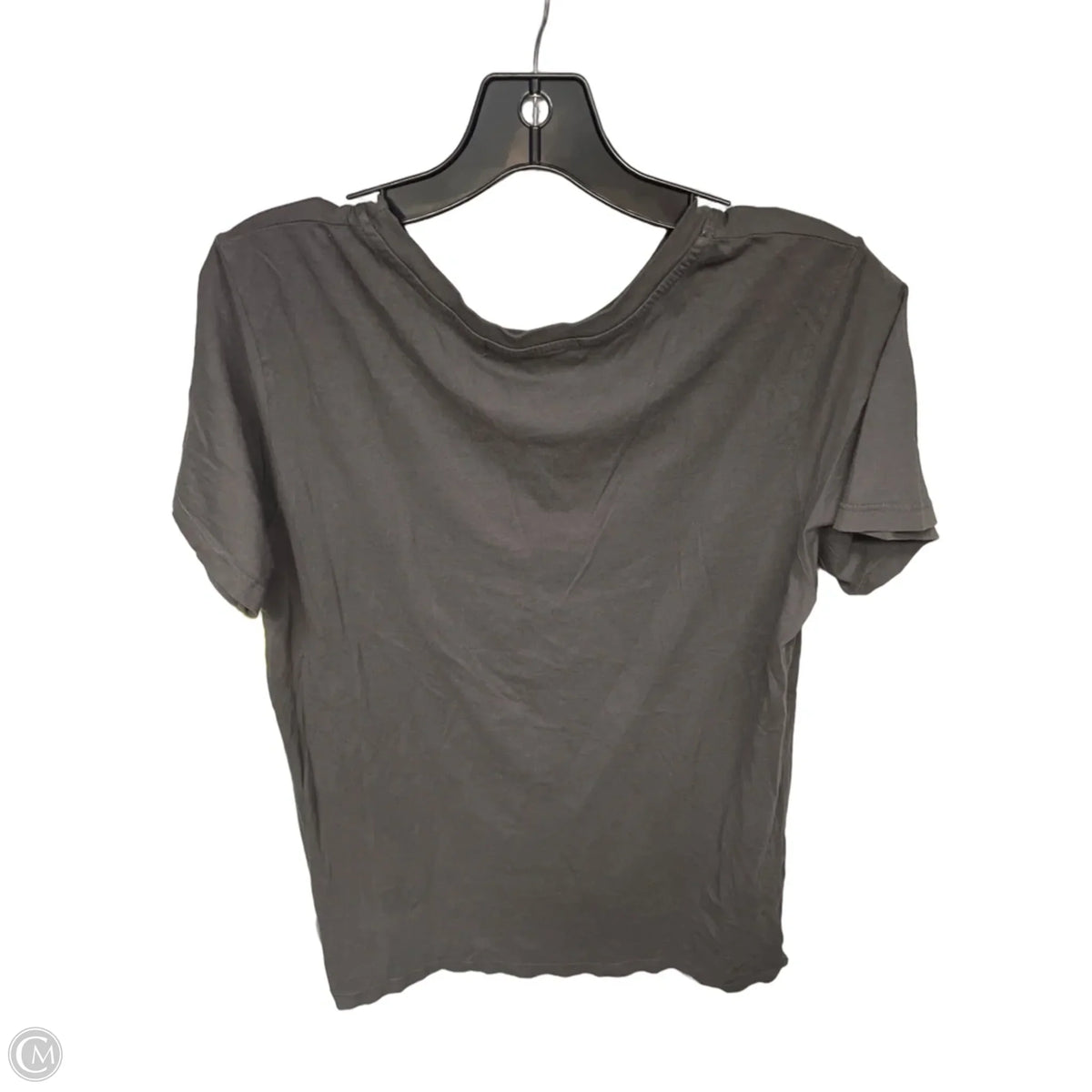 Top Short Sleeve By Cmc In Grey, Size: M