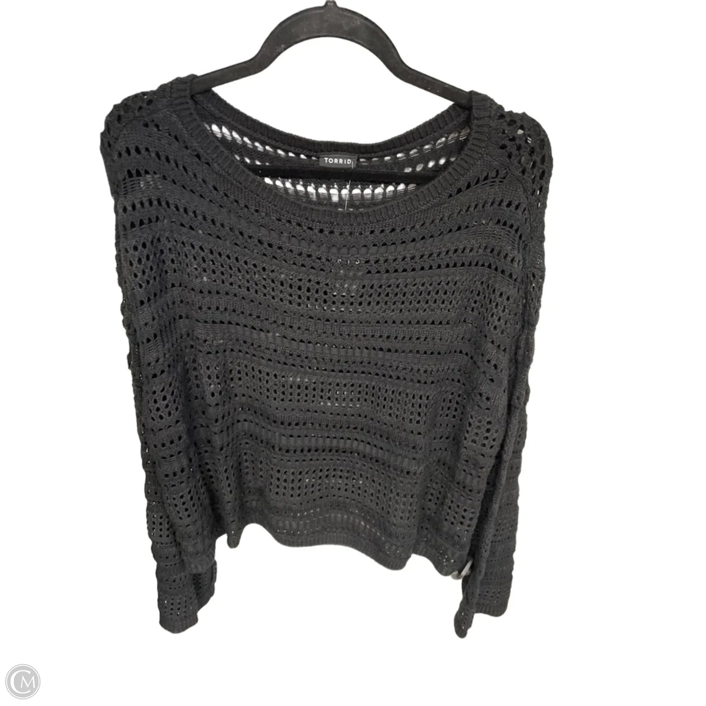 Sweater By Torrid In Black, Size: 1x