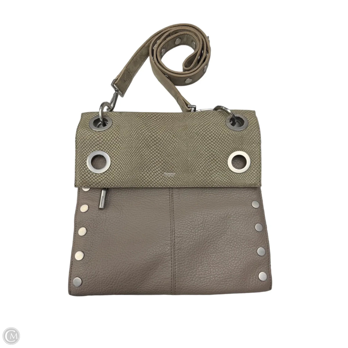 Handbag Leather By Hammitt, Size: Large