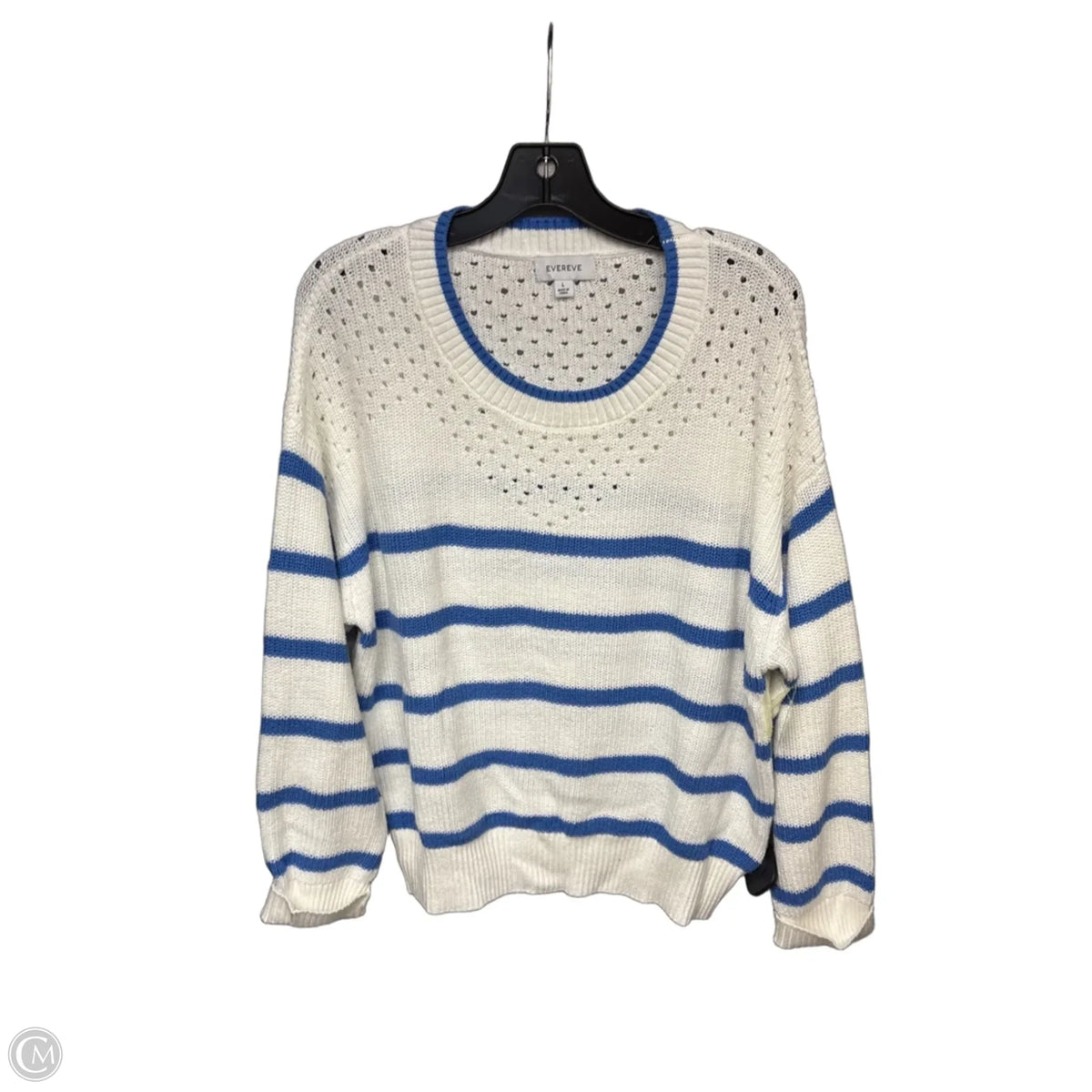 Sweater By Evereve In White, Size: L