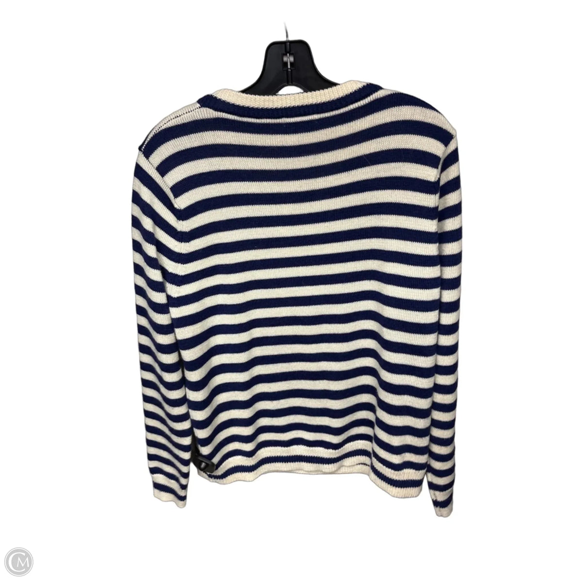 Sweater By Clothes Mentor In Striped Pattern, Size: Xl