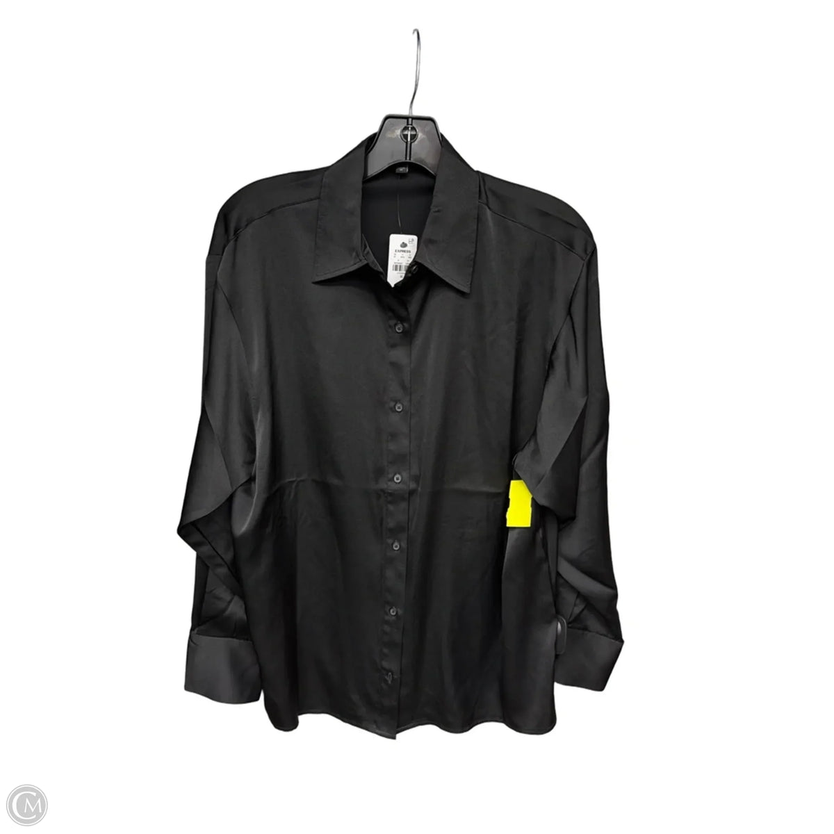 Top Long Sleeve By Express In Black, Size: Xs