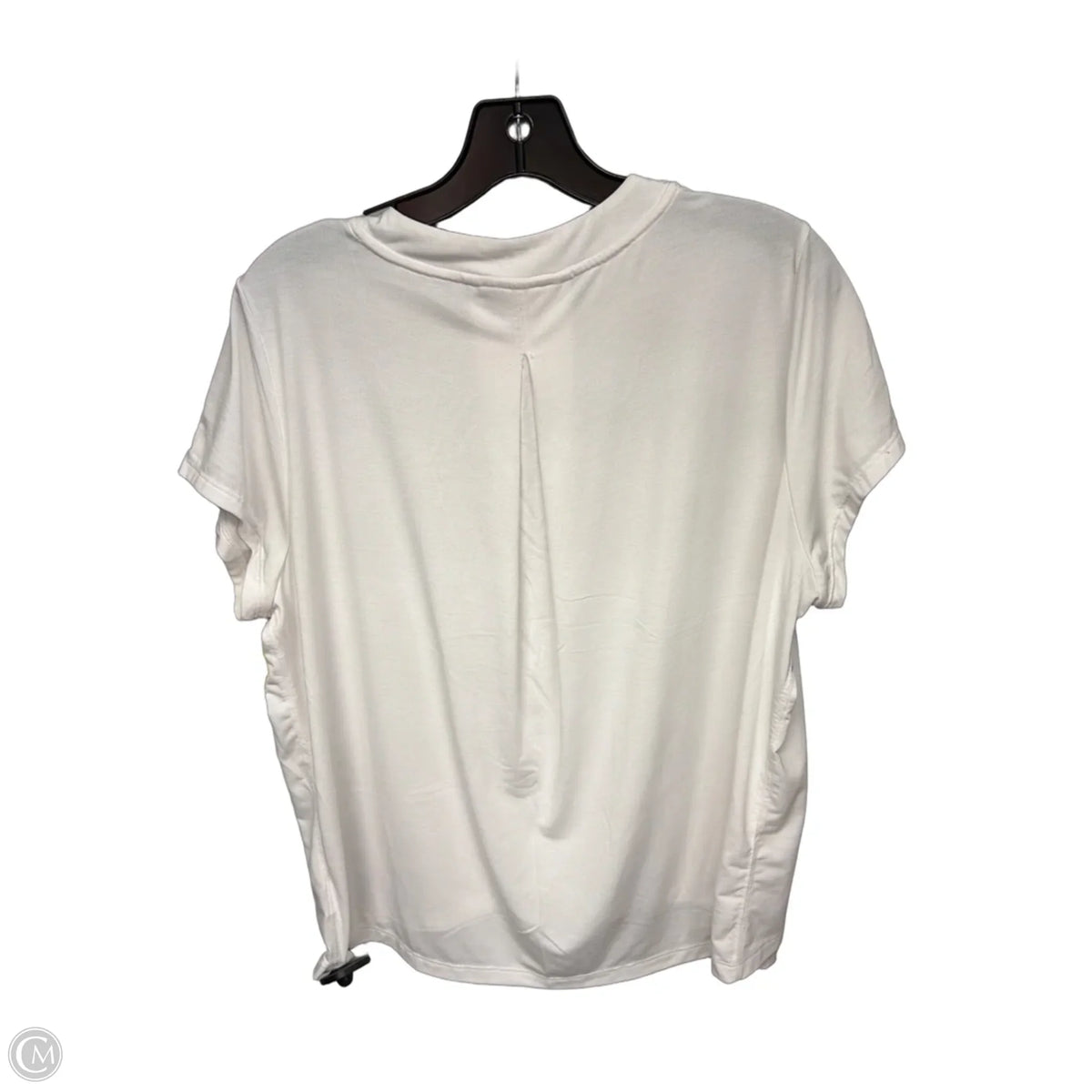 Athletic Top Short Sleeve By Athleta In White, Size: S