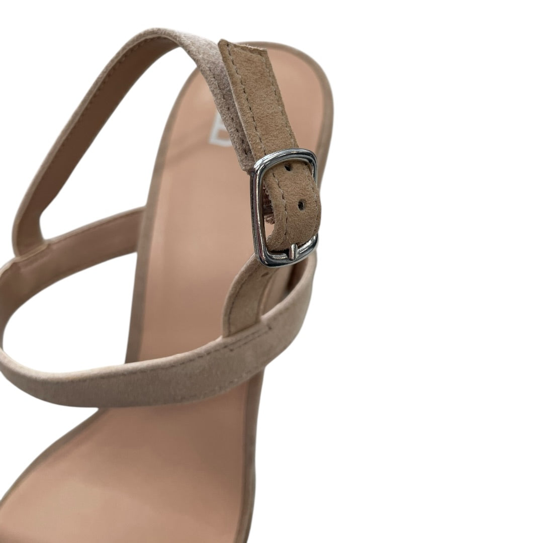 Sandals Heels Block By Bp In Cream, Size:8