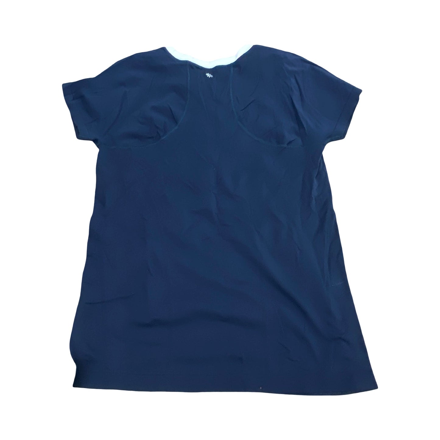 Athletic Top Ss By Athleta In Navy, Size:L