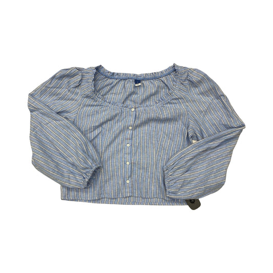 Top Ls By Old Navy In Blue & White, Size:L