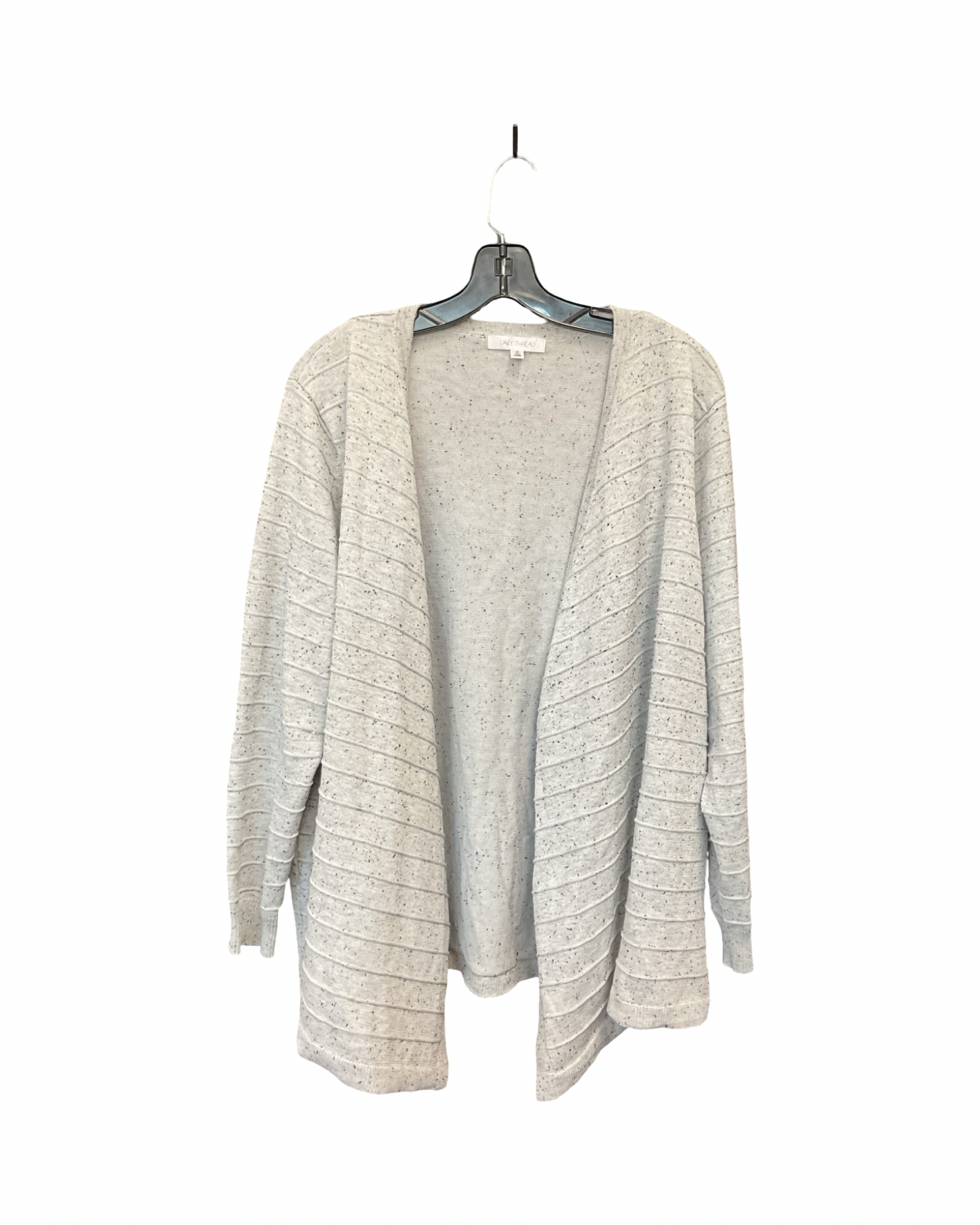 Cardigan By Daily Thread In Grey, Size:2X