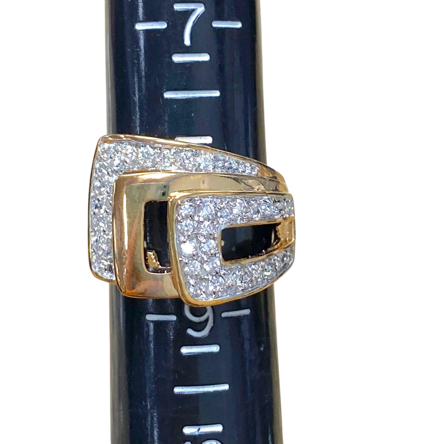 Ring Statement By Cmc In Gold, Size:8