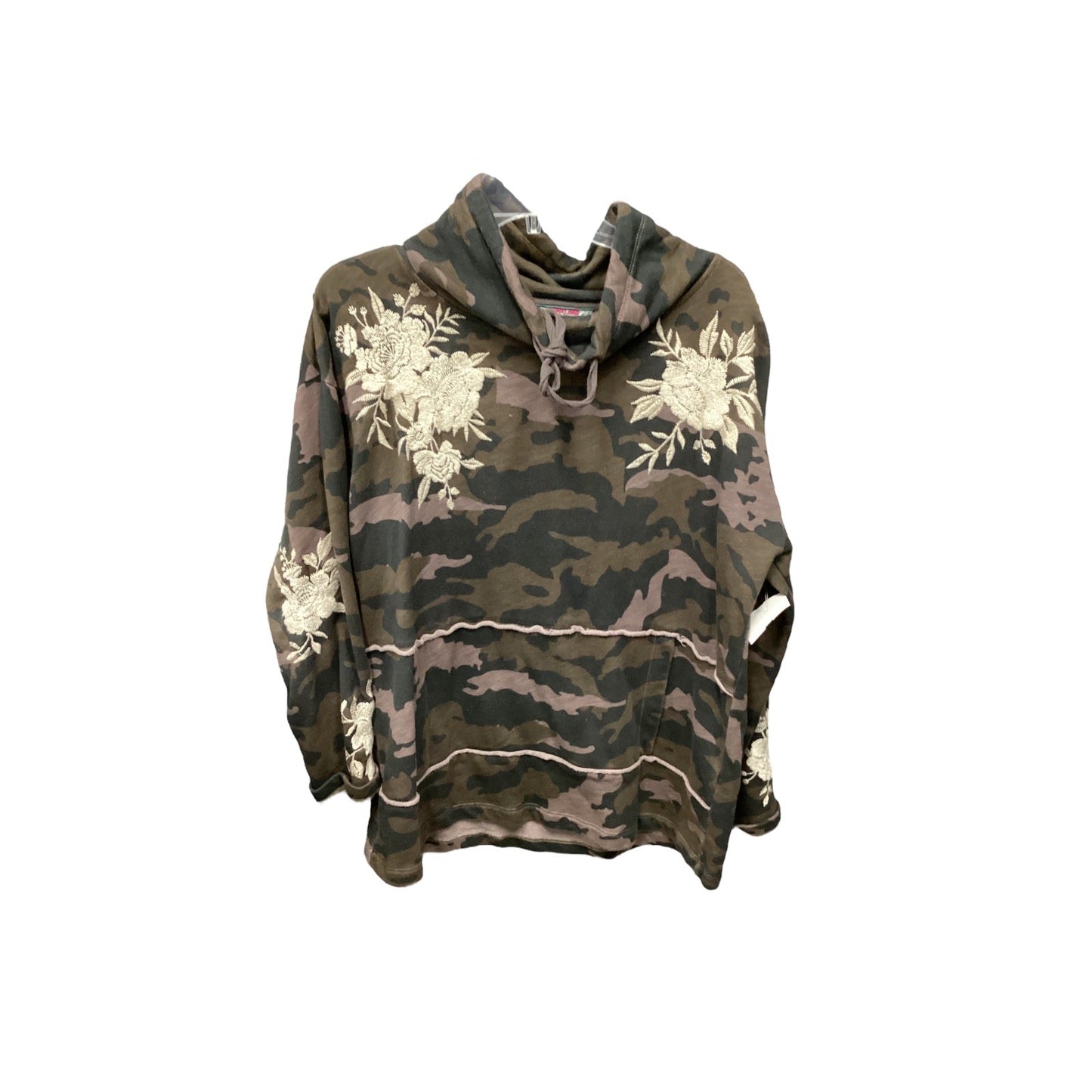 Top Long Sleeve Designer By Johnny Was In Camouflage Print, Size: S