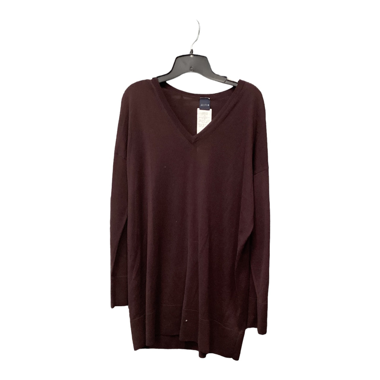 Tunic Long Sleeve By Max Mara In Purple, Size: M