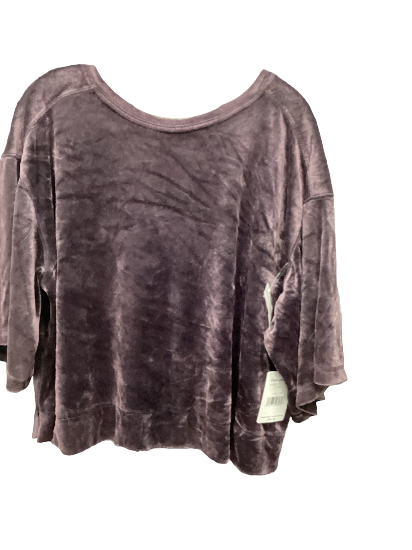 Top Short Sleeve By We The Free In Purple, Size: Xs