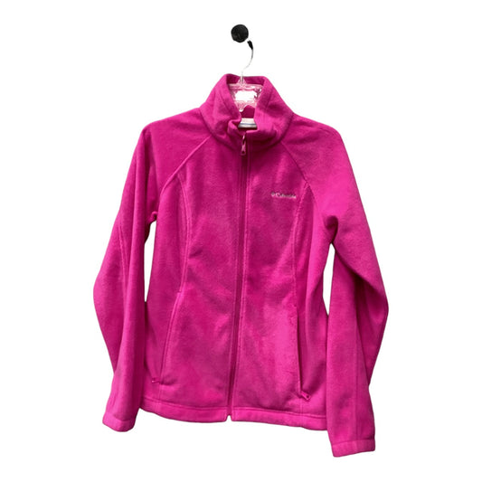 Jacket Fleece By Columbia In Pink, Size: M