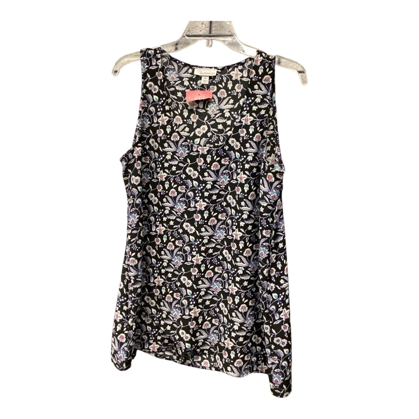 Top Sleeveless By Allison Joy In Floral Print, Size: M