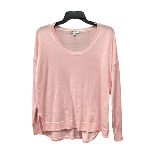 Top Long Sleeve Basic By Madewell In Pink, Size: Xs