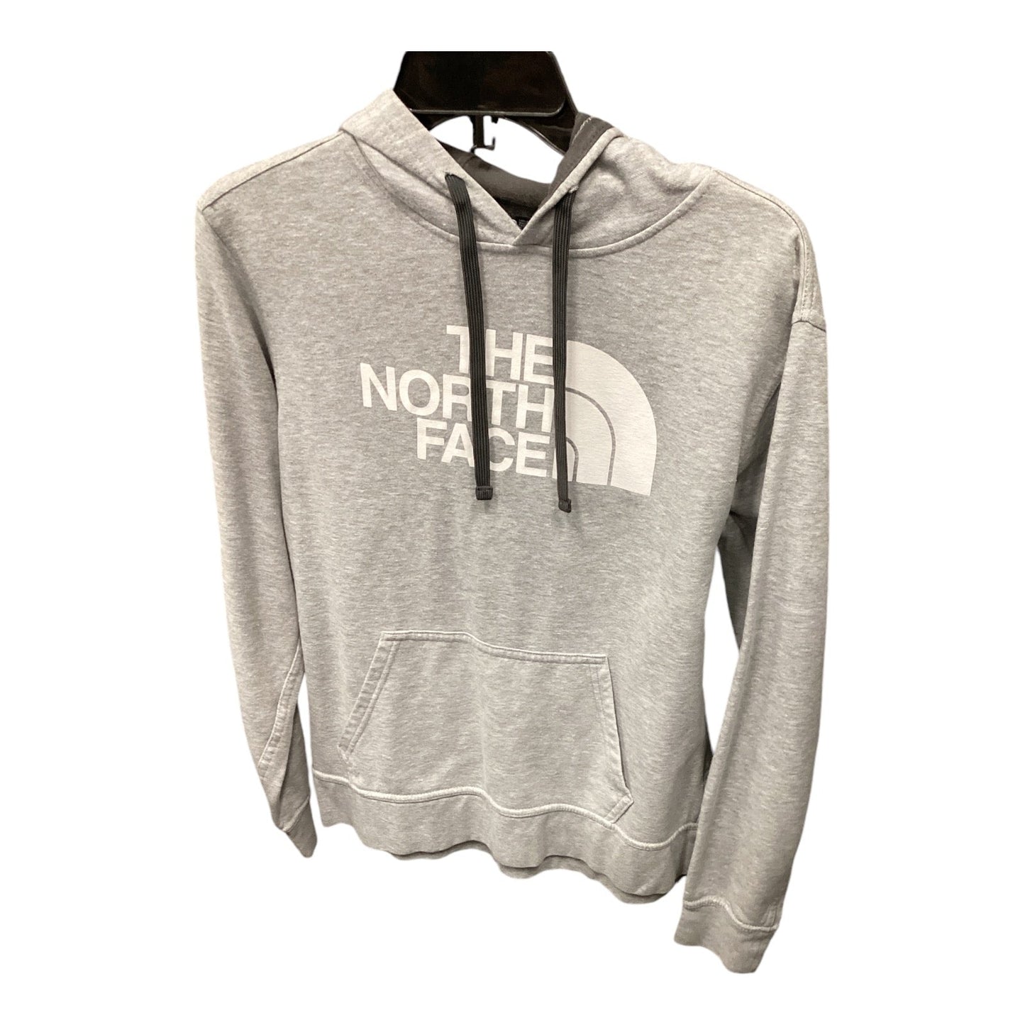 Sweatshirt Hoodie By North Face In Grey, Size: S