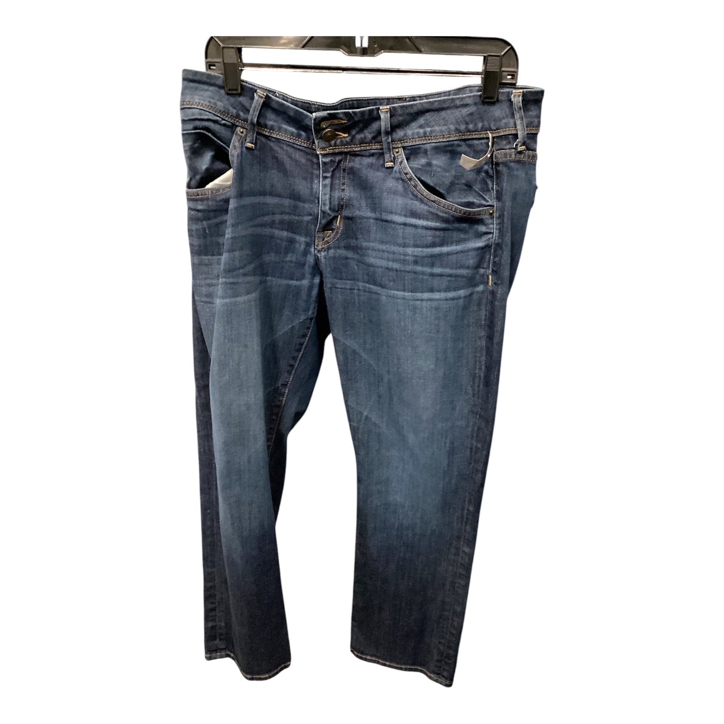 Jeans Straight By Hudson In Denim, Size: 10