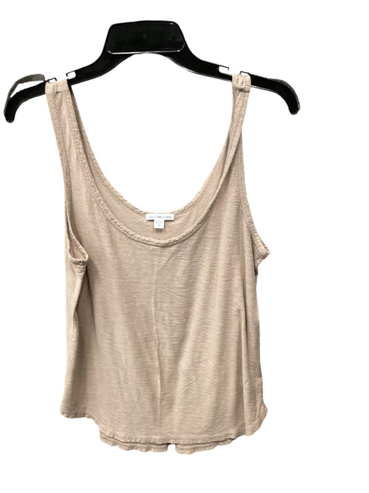 Top Sleeveless By James Perse In Tan, Size: M