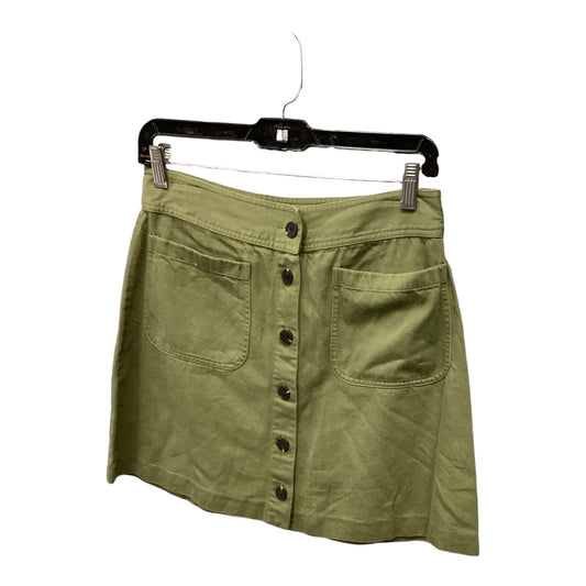 Skirt Mini & Short By Madewell In Green, Size: 4