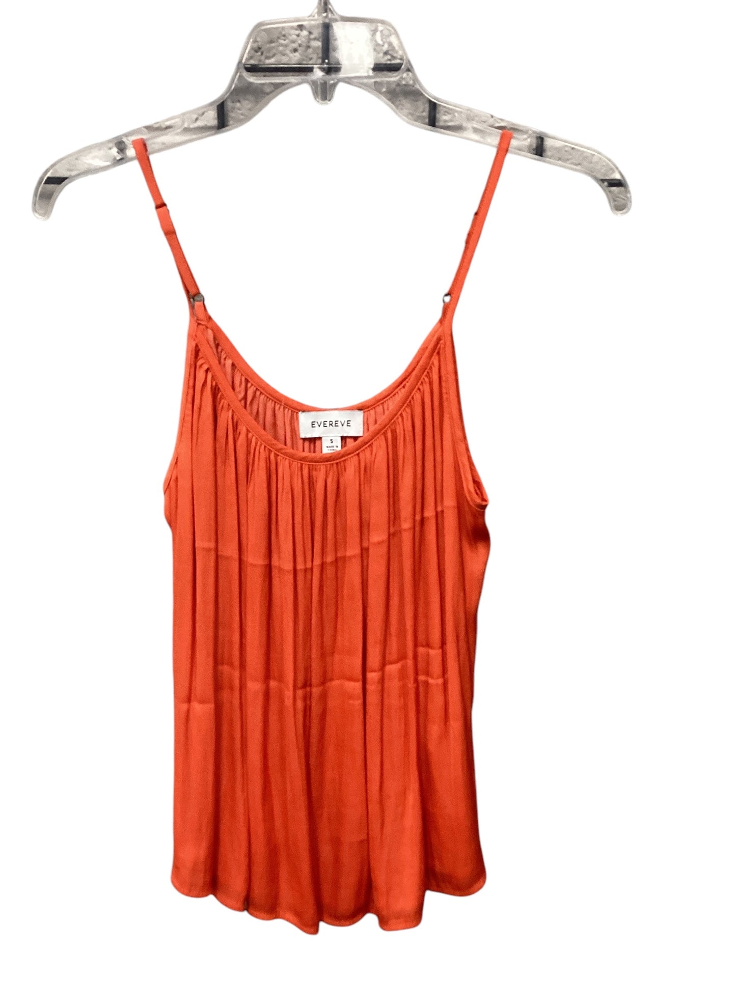 Top Sleeveless By Evereve In Orange, Size: S