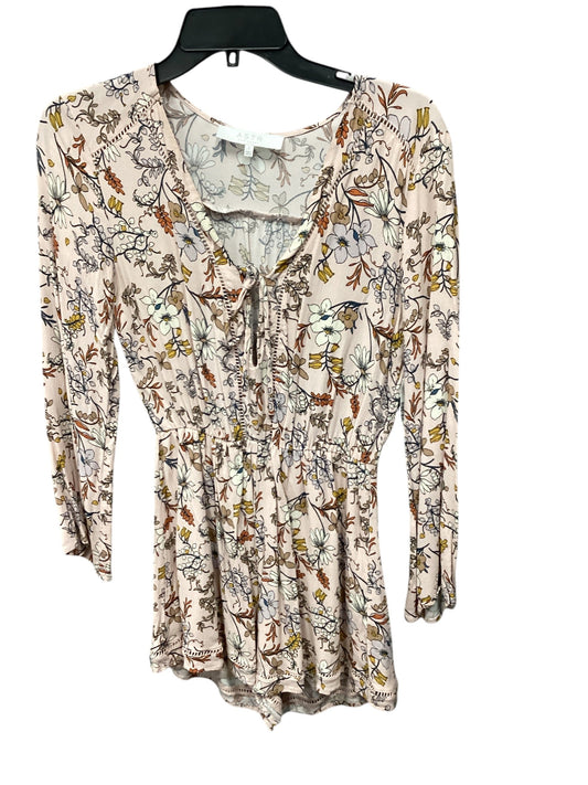 Romper By Astr In Floral Print, Size: S