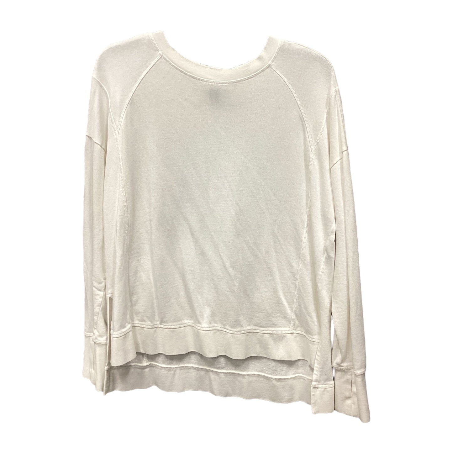 Athletic Top Long Sleeve Crewneck By Sweaty Betty In Cream, Size: S