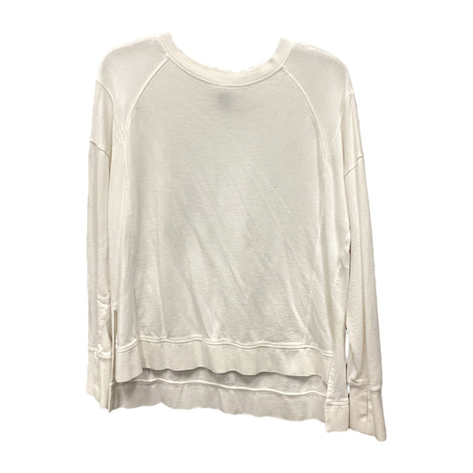 Athletic Top Long Sleeve Crewneck By Sweaty Betty In Cream, Size: S