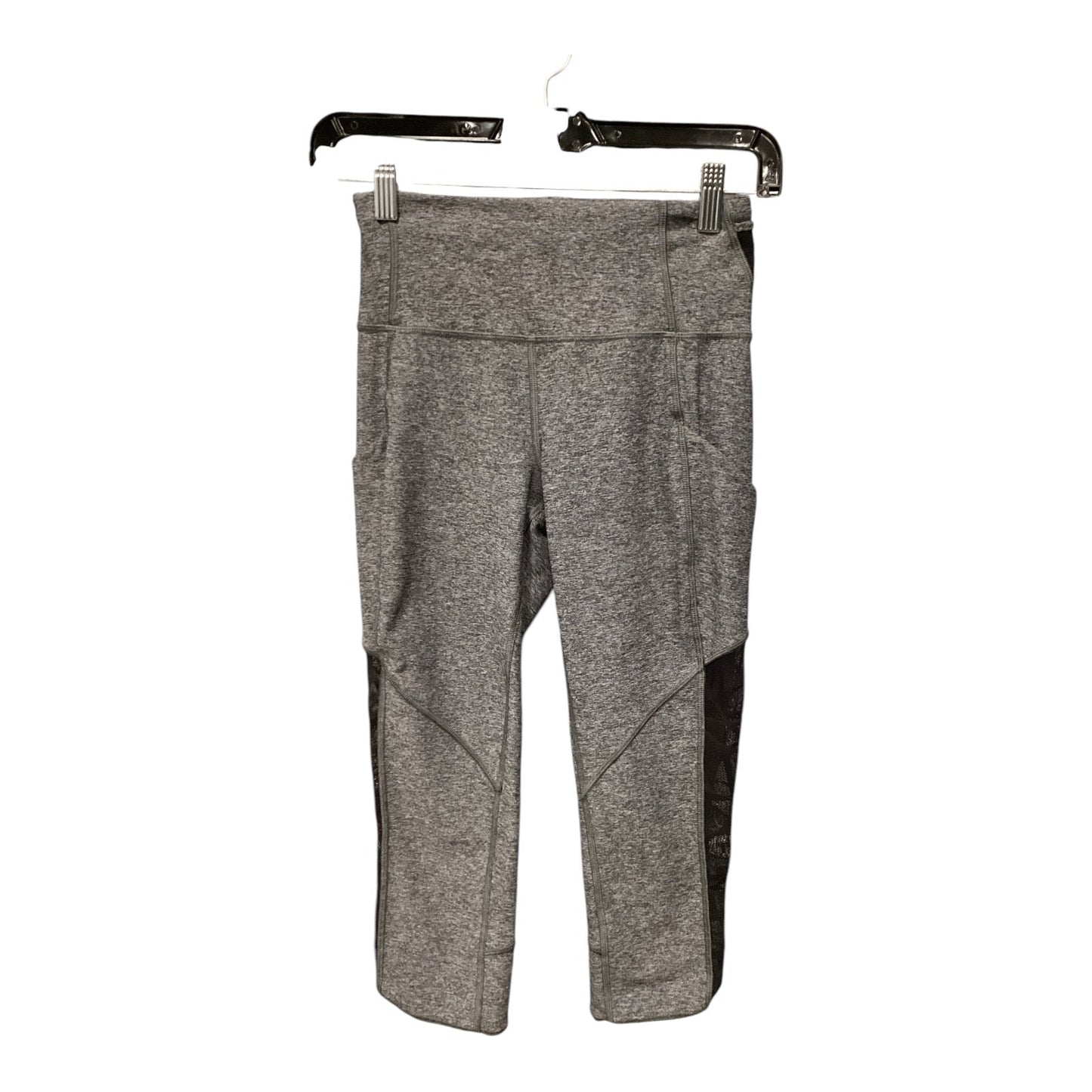 Athletic Leggings Capris By Lululemon In Grey, Size: Xs