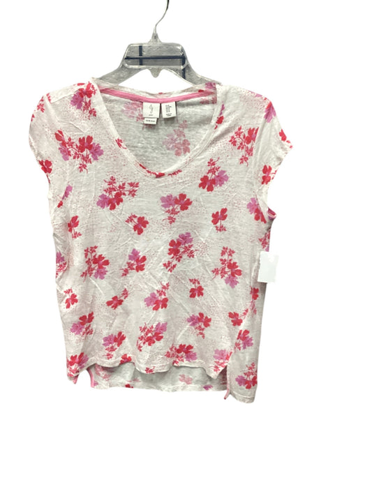 Top Short Sleeve By Joie In Floral Print, Size: M