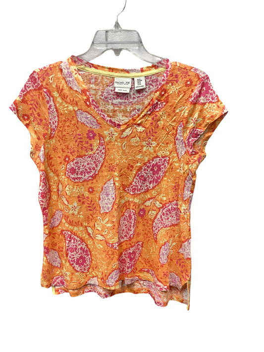 Top Short Sleeve By Rachel Roy In Floral Print, Size: M