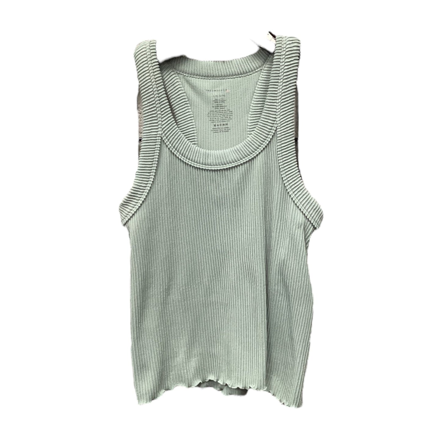 Top Sleeveless By Free People In Green, Size: L